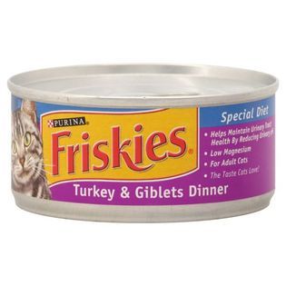 Friskies Special Diet Classic Pate Turkey & Giblets Dinner Cat Food 5