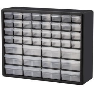 Akro Mills  10744 Clear 44 Drawer Parts Cabinet