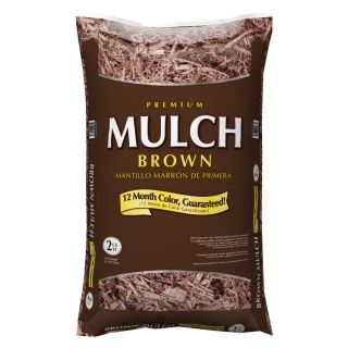 Premium 2 cu ft Dark Brown Hardwood Mulch
