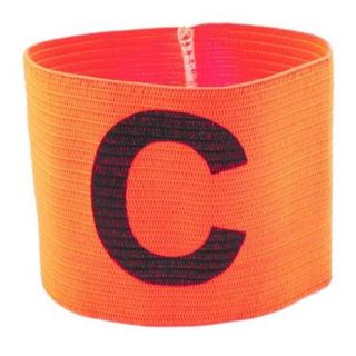 Letter C Prints Orange Red Football Game Elastic Captain Armband