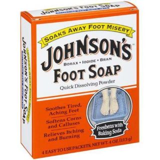 Johnson's Quick Dissolving Powder Foot Soap, 4 Oz