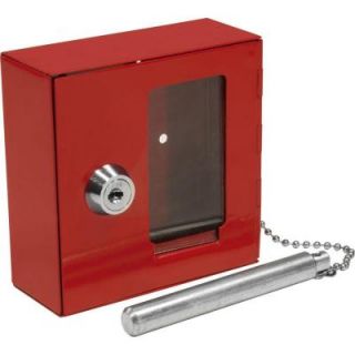 BARSKA Small Breakable Emergency Key Box Safe with Attached Hammer AX11838