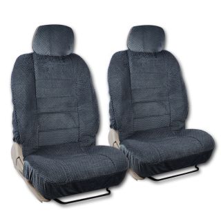 BDK Universal Fit 4 piece Scottsdale Fabric Low Back Deluxe Front Car