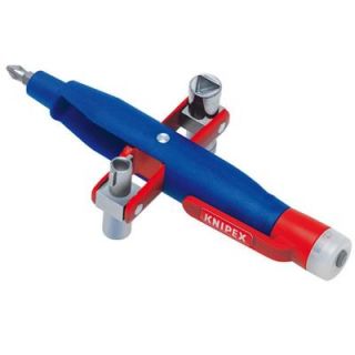 KNIPEX 6 in. Pen Style Universal Control Cabinet Key with Built In Tester 00 11 17