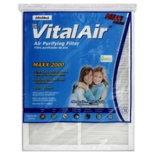 VitalAir Air Purifying Filter, Maxx 2000, 16 x 20 x 1, 1 filter