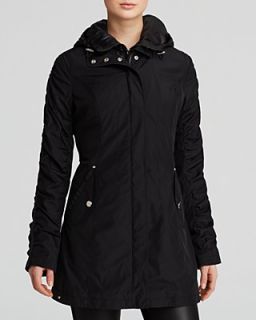 Laundry by Shelli Segal Coat   Windbreaker with Detachable Quilted Bib