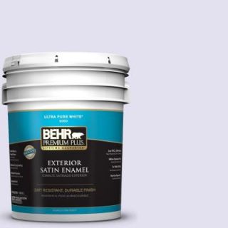 BEHR Premium Plus 5 gal. #P560 1 Blissful Satin Enamel Exterior Paint 905005