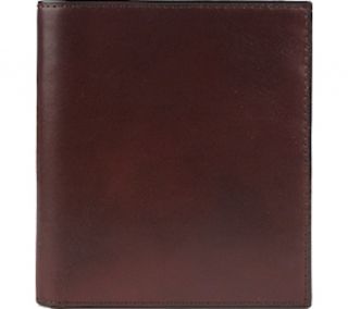 Bosca Old Leather 12 Pocket Credit Wallet   Dark Brown