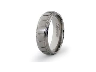 Titanium Grooved Ring