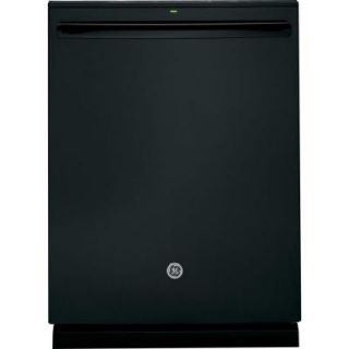 GE Adora Top Control Dishwasher in Black with Stainless Steel Tub and Steam PreWash DDT575SGFBB