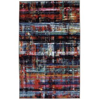 Mohawk Home Windthread Rectangular Black Geometric Tufted Area Rug (Common 8 ft x 10 ft; Actual 8 ft x 10 ft)