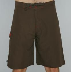 Zonal Mens Brown/ Red Color block Boardshorts  ™ Shopping