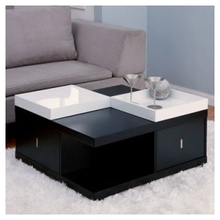 Coffee Table with Tray Top by Hokku Designs