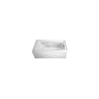American Standard Cadet Acrylic Rectangular Skirted Bathtub with Left Hand Drain (Common 32 in x 60 in; Actual 20 in x 32 in x 59.875 in)