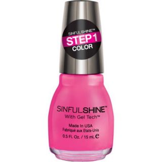SinfulColors SinfulShine Step 1 Color Nail Color, Come Hither, 0.5 fl oz