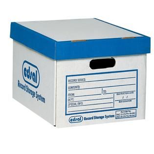 Edsal 10H x 12W x 15D File Box   Office Supplies   Shipping
