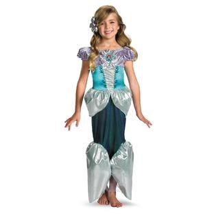 Disney Princess Ariel Shimmer Deluxe Girls Halloween Costume