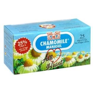 Manasul Natural Herb Tea, Chamomile, 25 bags   Food & Grocery