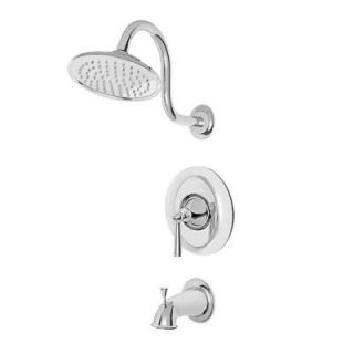 Pfister Saxton Single Handle Tub and Shower Faucet Trim Kit in Polished Chrome (Valve Not Included) R89 8GLC