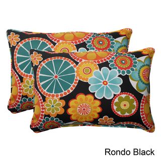 Pillow Perfect Outdoor Rondo Oversized Corded Rectangular Throw Pillow