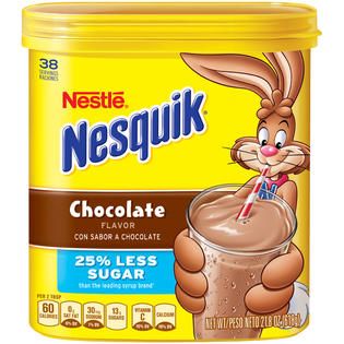 Nesquik Chocolate Flavored Milk Powder 21.8 OZ CANISTER