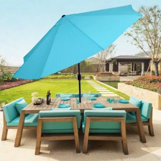 Pure Garden 10' Aluminum Patio Umbrella with Auto Tilt