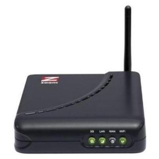 Zoom 4501 Ieee 802.11n Wireless Router   2.48 Ghz Ism Band   1 X Antenna   328.1 Ft Indoor Range   984.3 Ft Outdoor Range   150 Mbps Wireless Speed   1 X Network Port   1 X Broadband (4501 00 00ah)