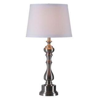 Chatham 29 in. Brushed Steel Table Lamp 32306BS