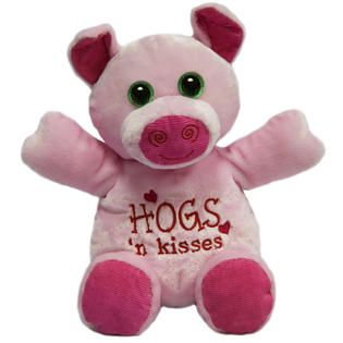 First and Main 10 Inch Hug A Luvs Pig Plush   Toys & Games   Stuffed