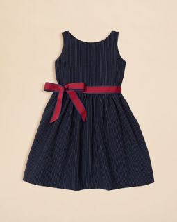 Ralph Lauren Childrenswear Girls' Pinstripe Dress   Sizes 2 6X