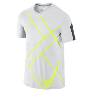 Nike Team Court Graphic Crew Mens Tennis Shirt.