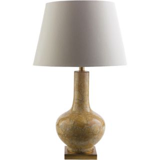 Rustic Haxby Table Lamp with Metallic Glass Base   17724136