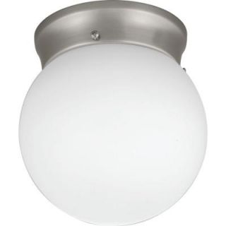 Lithonia Lighting 6 in. Polished Brushed Nickel LED Globe Flushmount FMGLOL 6 7840 BN M4