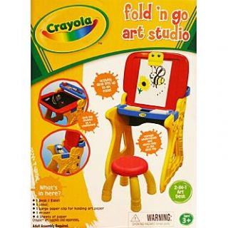 Crayola Fold N Go Art Studio   Toys & Games   Arts & Crafts   Easels
