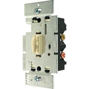 Lutron Qoto Dimmer & Switch 600W 3 Way   Ivory