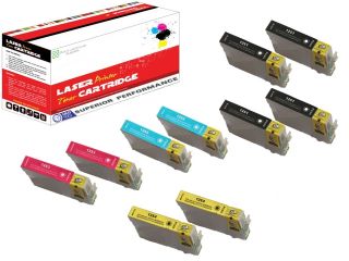 OWS® 10PK Compatible Ink Cartridge for Epson T1261 T1262 T1263 T1264 Compatible Ink For Epson Inkjet NX330 NX430 WF 3520 WF 3540 WF 7010 WF 7510 WF 7520 60 435 520 545 630 633 635 645 840 845