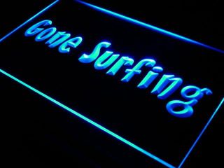 ADV PRO s088 b Gone Surfing Surf Sport NEW Neon Light Sign