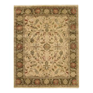 Orissa Gold Rectangular Indoor Hand Knotted Oriental Area Rug (Common 9 x 12; Actual 108 in W x 144 in L)