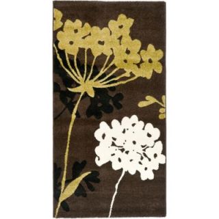 Safavieh Porcello Brown/Green 2 ft. 7 in. x 5 ft. Area Rug PRL3722A 3