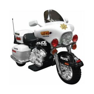 Big Toys NPL Patrol 12V Battery Powered Police Motorcycle