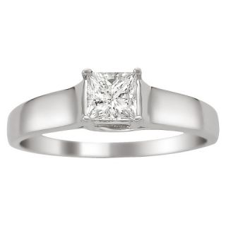 CT.T.W. Diamond Certified Solitaire Ring in 14K White Gold   In