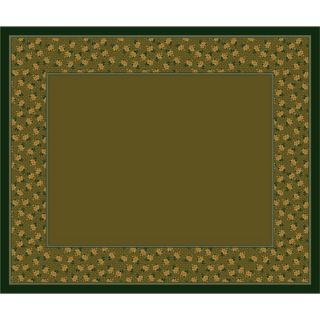 Milliken Rhapsody Rectangular Green Floral Tufted Area Rug (Common 10 ft x 13 ft; Actual 10.75 ft x 13.16 ft)