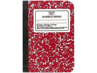 Mead 45417 Square Deal Colored Memo Book, 3/14 x 4 1/2, Assorted