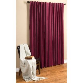 Commonwealth Home Fashions Hotel Chic Blackout Curtains   100x84", Tab Top 4994A 44