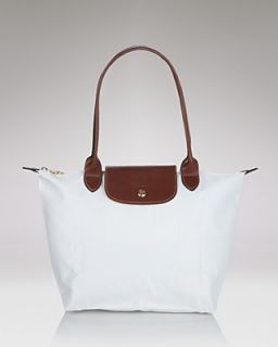 Longchamp Le Pliage Nylon Tote in White