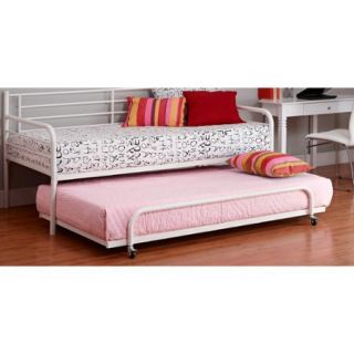 Twin Metal Daybed Trundle, White