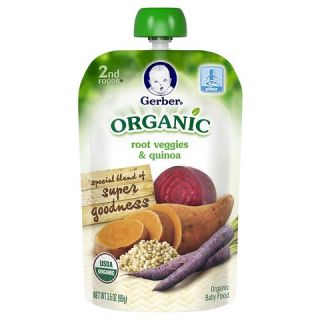 Gerber Organic 2nd Foods Pouch Root Vegetable Quinoa, 3.5oz