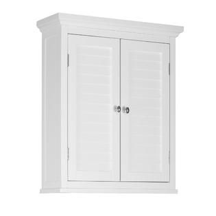 Elegant Home Elegant Home Fashions Slone Wall Cabinet 2 Shutter Doors
