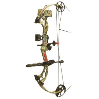 PSE Surge RTS Bow Package LH 29 70 lbs. Break Up Infinity 775946