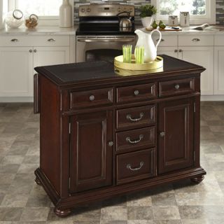 Home Styles Colonial Classic Kitchen Island with Granite Top